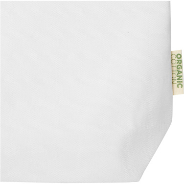 Logo trade promotional gifts image of: Odisha 180 g/m² OCS organic wide bottom tote bag 11L