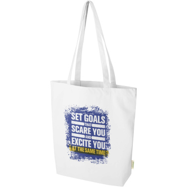 Logo trade promotional gifts picture of: Odisha 270 g/m² OCS organic tote bag 10L