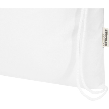 Logo trade promotional item photo of: Peru Blend 180 g/m² GRS recycled drawstring bag 5L