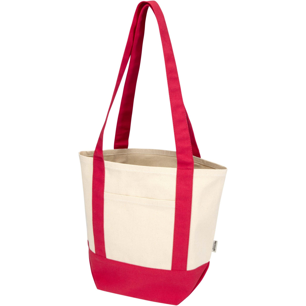 Logo trade promotional merchandise picture of: Sam 320 g/m² GRS recycled mini cotton tote bag