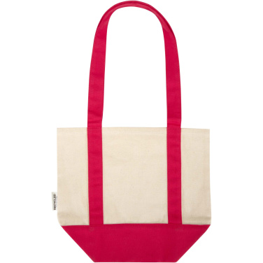 Logo trade promotional giveaway photo of: Sam 320 g/m² GRS recycled mini cotton tote bag