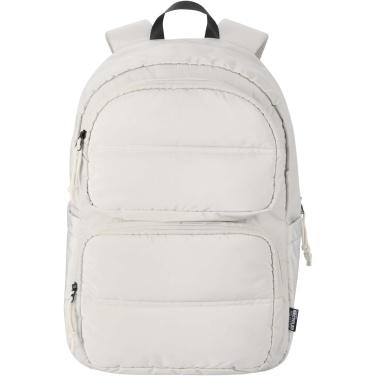 Logo trade corporate gift photo of: Puffer 15.6" GRS recycled laptop backpack 18L