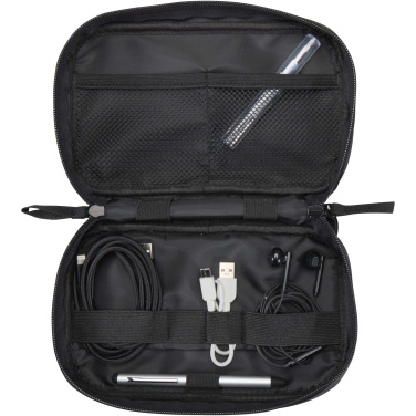 Logotrade promotional merchandise photo of: Resi Plus GRS recycled tech pouch 1L