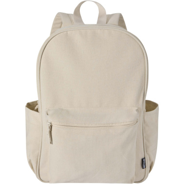 Logo trade corporate gift photo of: Recanvas 15.6” GRS recycled city backpack 16L