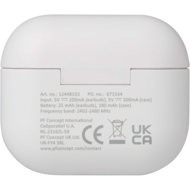 Logotrade promotional giveaway image of: Altais recycled plastic True Wireless Bluetooth® headset