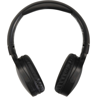 Logo trade promotional giveaways picture of: Ancha recycled plastic over-ear wireless Bluetooth® headset
