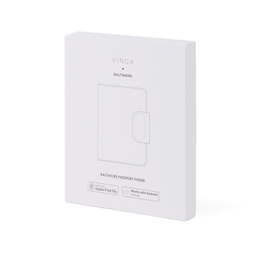 Logotrade promotional item picture of: VINGA Baltimore RCS Passport Cover With Finder Dual