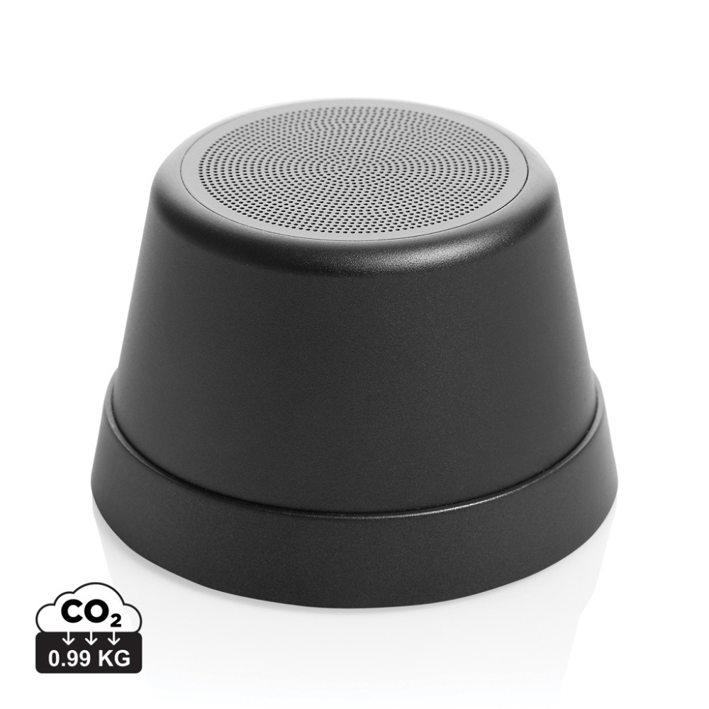 Logo trade promotional products image of: Nivio RCS recycled aluminum magnetic 5W Speaker