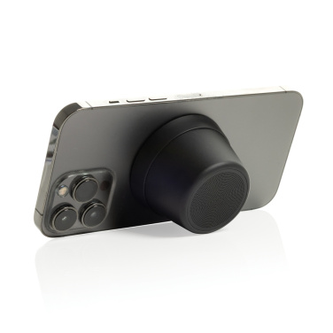 Logotrade promotional item picture of: Nivio RCS recycled aluminum magnetic 5W Speaker