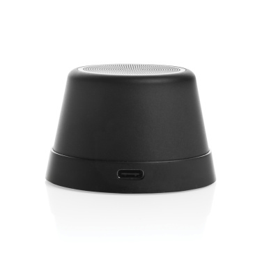 Logo trade promotional products image of: Nivio RCS recycled aluminum magnetic 5W Speaker