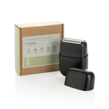 Logo trade promotional product photo of: TrimBlade re-chargeable Travel Shaver IPX7