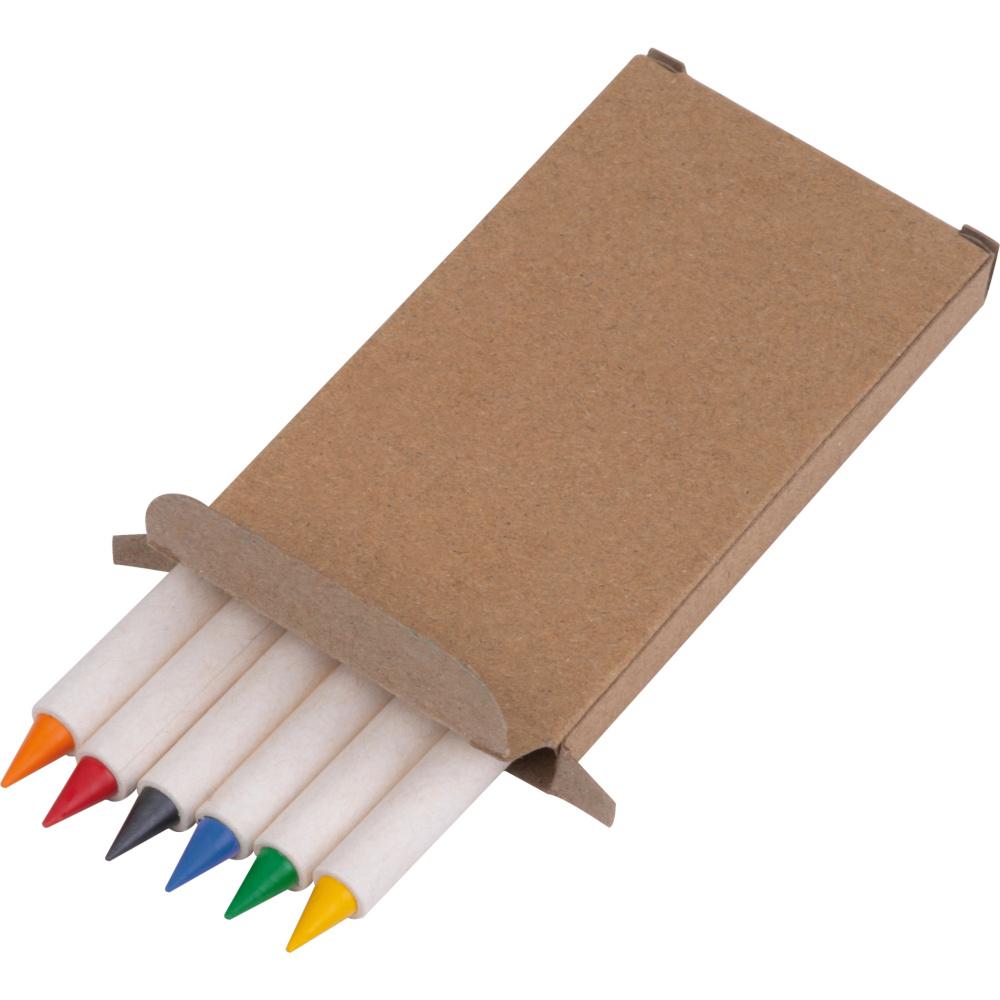 Logotrade promotional product image of: Infinity Set of Wax Crayons KINGSTON