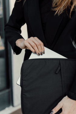 Logo trade advertising products picture of: KENTO URBAN RCS recycled nylon 15.6 inch laptop sleeve