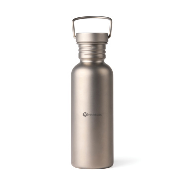 Logo trade promotional product photo of: Nordic Drift Trail Ultra Light Titanium 600ml Water Bottle