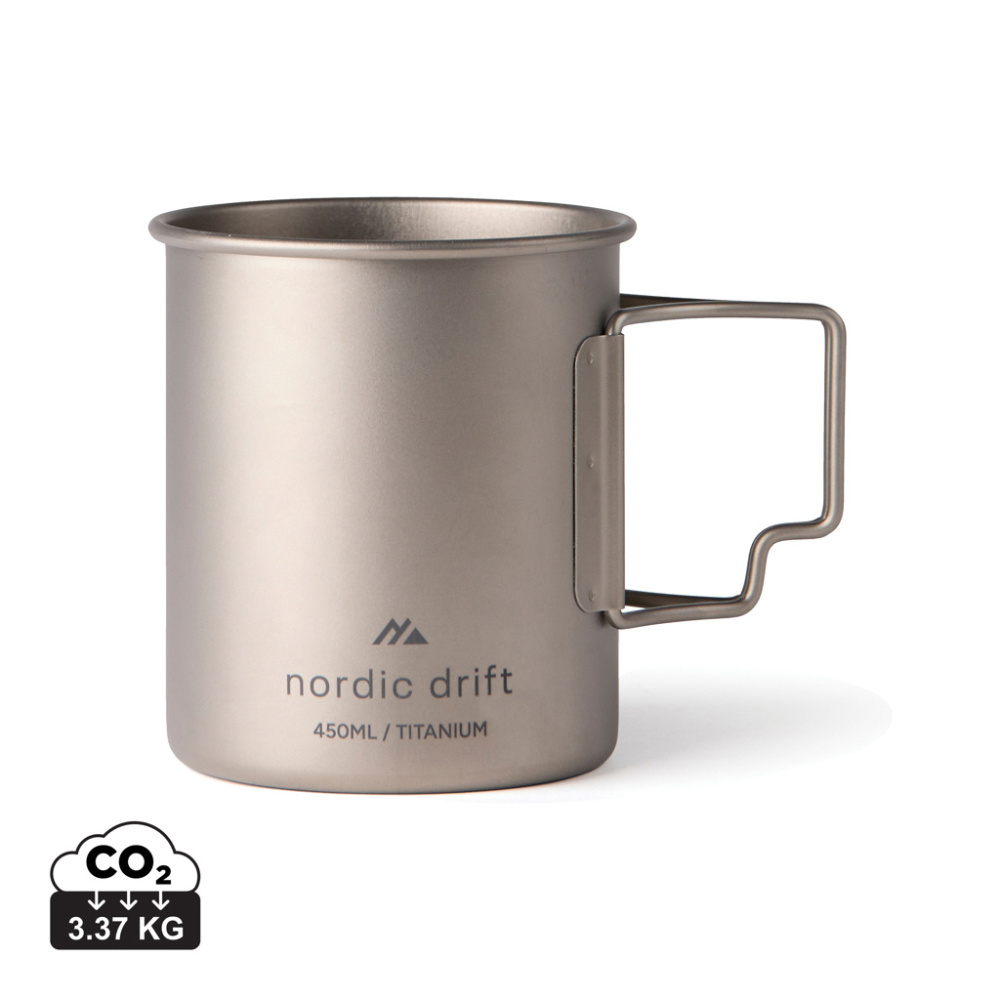 Logotrade promotional gifts photo of: Nordic Drift Trail Ultra Light Titanium 450ml Cup