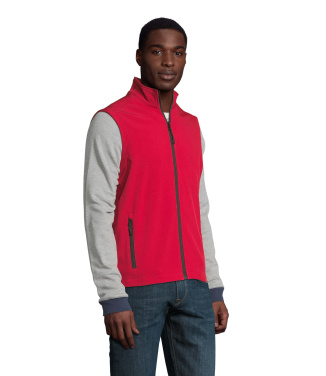 Logo trade promotional products picture of: RACE BW MEN SOFTSHELL