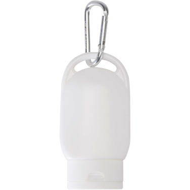 Logotrade promotional items photo of: Rosie SPF 30 suncream with carabiner