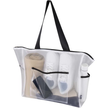 Logo trade corporate gifts picture of: Mesh GRS recycled tote bag 23L