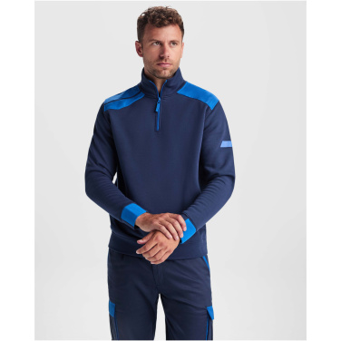 Logotrade promotional merchandise photo of: Maverick 280 g/m2 men's half zip sweater