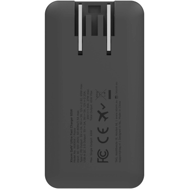 Logotrade promotional item picture of: Xtorm 65W fast travel charger with cable and travel case set