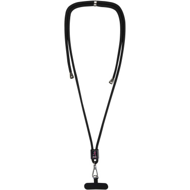 Logo trade promotional items image of: Vega adjustable recycled smartphone lanyard