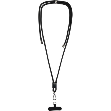 Logotrade promotional merchandise photo of: Vega adjustable recycled smartphone lanyard