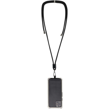 Logo trade promotional items picture of: Vega adjustable recycled smartphone lanyard