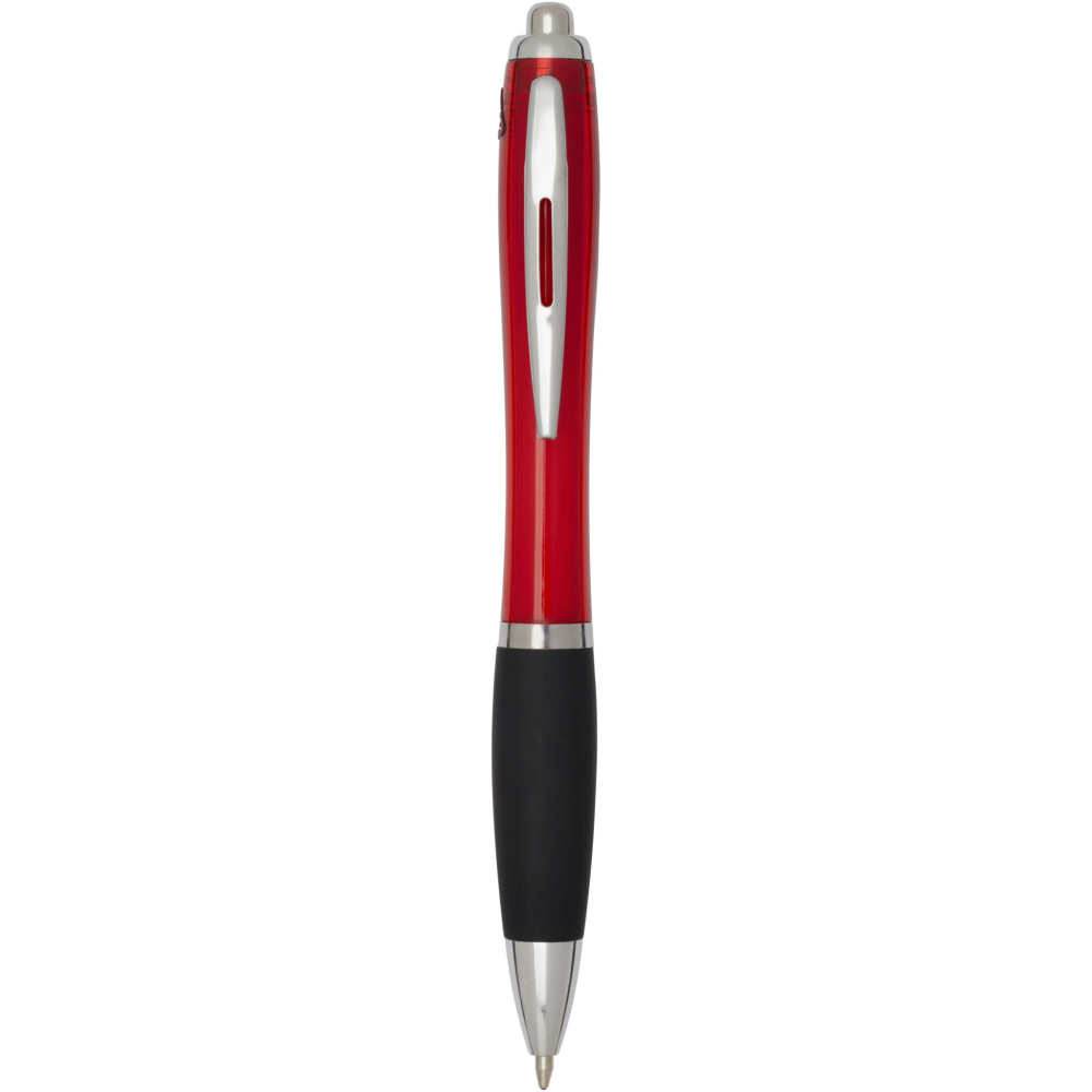 Logo trade advertising products image of: Nash RCS plastic ballpoint pen
