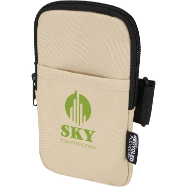 Logotrade promotional gift picture of: Byron GRS recycled bottle pouch 