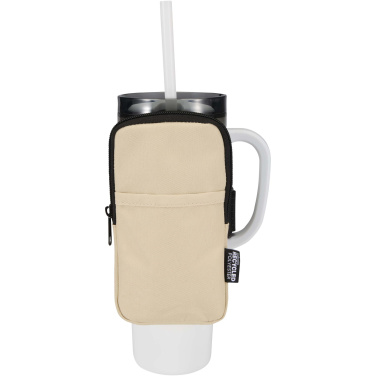 Logotrade advertising product picture of: Byron GRS recycled bottle pouch 