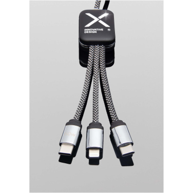 Logotrade corporate gift picture of: SCX.design C33 60W Type-C charging cable with dual light-up logo