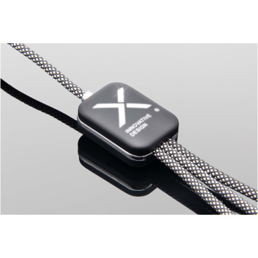 Logotrade promotional gifts photo of: SCX.design C33 60W Type-C charging cable with dual light-up logo