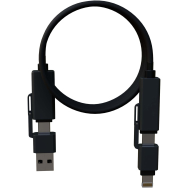 Logo trade promotional merchandise image of: SCX.design C59 100W magnetic silicone charging cable