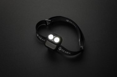 Logo trade corporate gifts image of: Gear X RCS rPlastic head torch with motion sensor