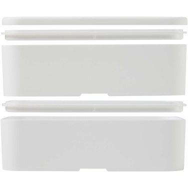 Logotrade promotional merchandise picture of: MIYO POP 700+700 ml double layer lunch box