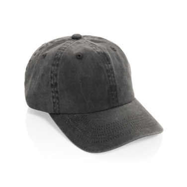 Logo trade business gift photo of: BEAU AWARE™ Washed 6 panel 270gsm cotton twill cap