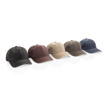 Logotrade promotional item picture of: BEAU AWARE™ Washed 6 panel 270gsm cotton twill cap
