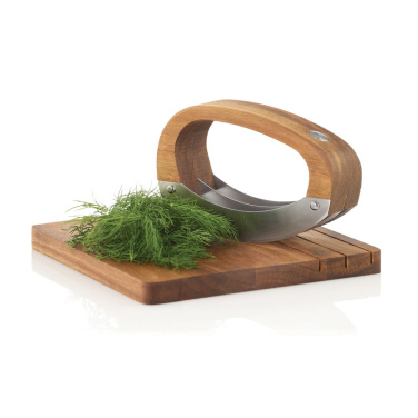 Logo trade business gifts image of: AdHoc RoccaVerde Chopping knife with chopping board