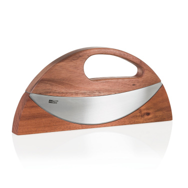 Logo trade promotional product photo of: AdHoc Wave Universal chopping knife and pizza cutter