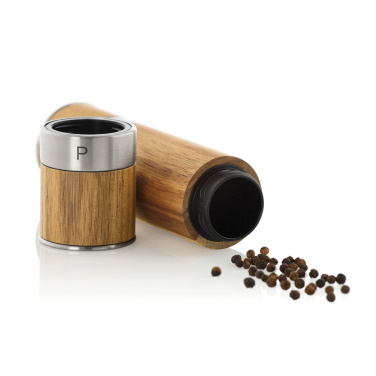 Logotrade promotional products photo of: AdHoc Duomill Pepper and salt double mill