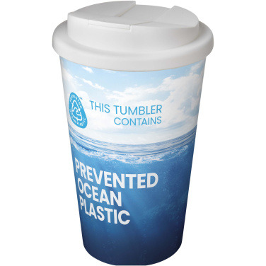 Logotrade promotional gift image of: Brite-Americano® POP 350 ml insulated tumbler with spill-proof lid