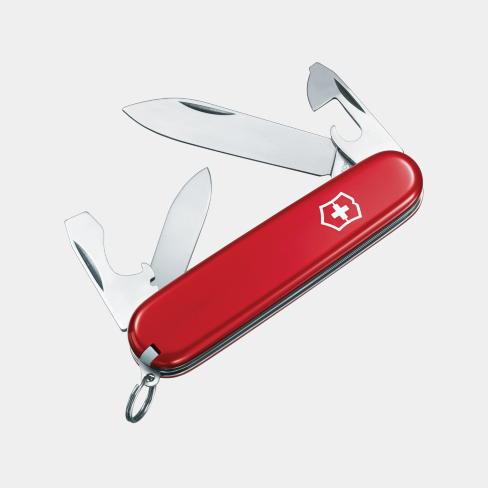 Logo trade promotional merchandise image of: VICTORINOX Pocket Knife Swiss Army Recruit 10 functions