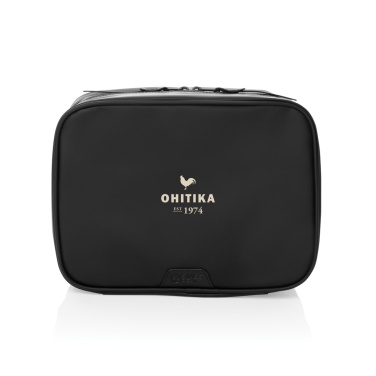 Logo trade promotional items image of: Swiss Peak OSLO RCS Multifunctional Toiletry Pouch