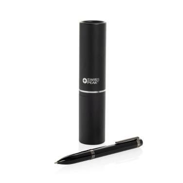 Logotrade promotional item picture of: Swiss peak OSLO recycled stainless steel deluxe pen