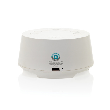 Logotrade promotional giveaways photo of: Flora RCS recycled plastic white noise speaker