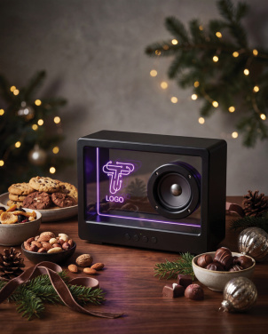 Logo trade corporate gift photo of: Soundclear Transparent 5W wireless speaker