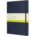 Classic XL soft cover notebook - plain, Sapphire blue