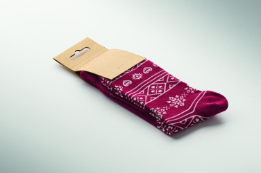 Logo trade promotional gifts picture of: Pair of Christmas socks L