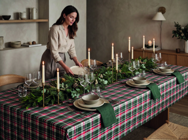 Logotrade promotional gift picture of: Chequer cotton tablecloth set