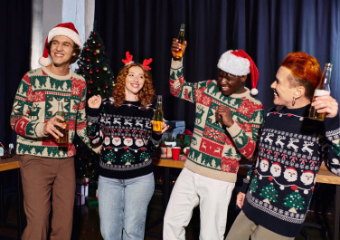 Logo trade promotional gifts image of: Christmas knitted sweater S-M